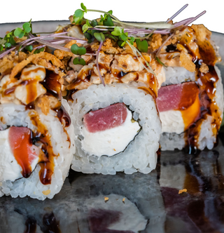 Філадельфія з тунцем та тар таром з вугря