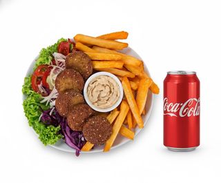 Menù piatto falafel