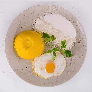 Mamaliga cu branza si smantana