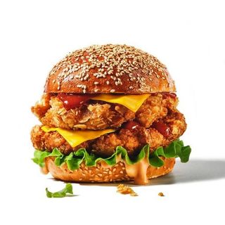 BBQ Chicken Cheeseburger