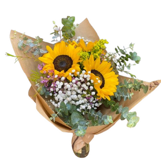 Bouquet com 3 Girassóis