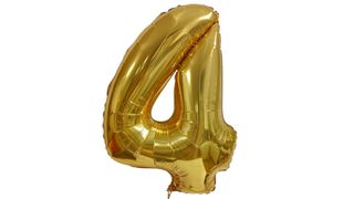 Balon foliowy 92cm złoty 4