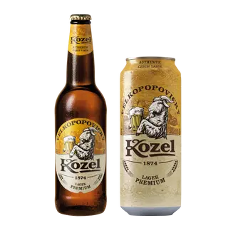 Bere Kozel blondă 