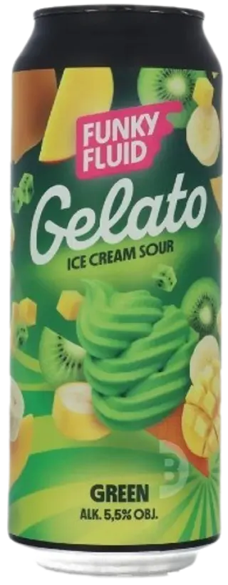 Gelato: Green Funky Fluid Lata 50 cl.