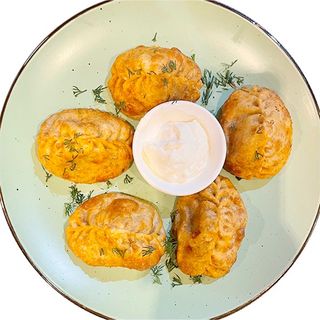 Жаренные манты