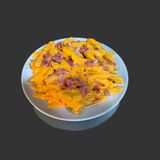 Tapa De Patatas Con Salsa De Queso Cheddar Y Bacon