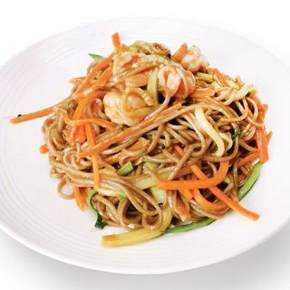 45. Spaghetti saltati con gamberi