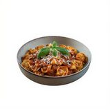 Tortellini De Carne Con Salsa Boloñesa