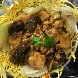 Pollo Con Bambú Y Setas China,