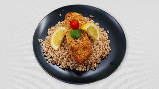 Losos u korici od badema