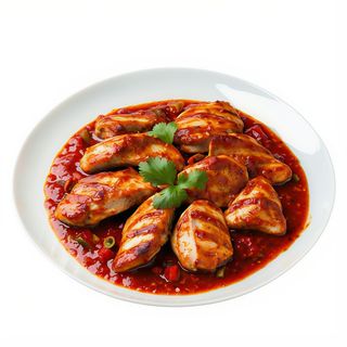 46-Pollo Con Salsa Chilli