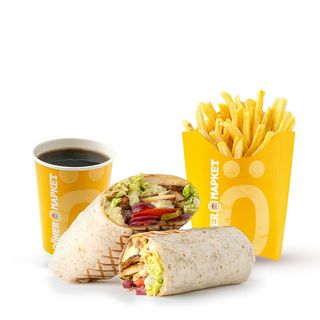 Комбо меню Шаурма з курочкою XXL 