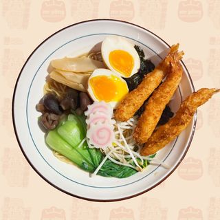 61 Ramen in Tempura di gamberi