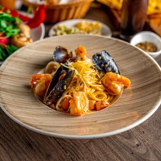 Лингвини с морепродуктами