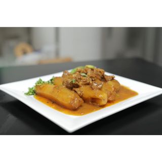 Matooke Katogo, Chapati And Offals