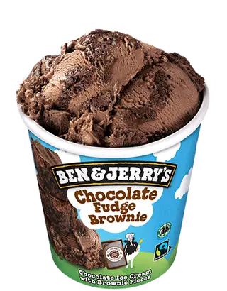 Ben & Jerry choco fudge brownie
