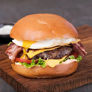Burger Egg