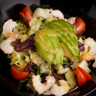 Ensalada De Aguacate Y Langostinos