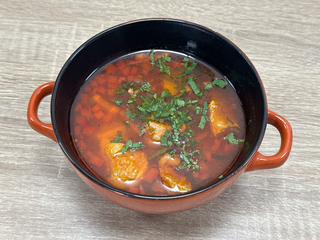 Ciorba de fasole pastai cu ciolan