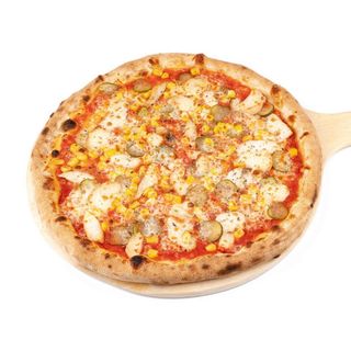 Пица с пилешко месо (450г)