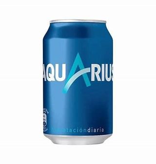 Aquarius limón, lata 