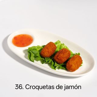 Croquetas de jamón (4 uds.)