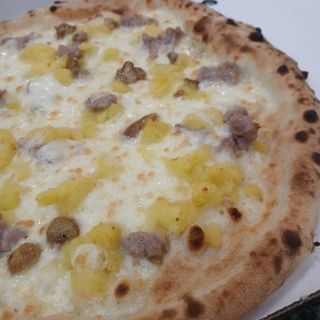 Patate porcini e salsiccia