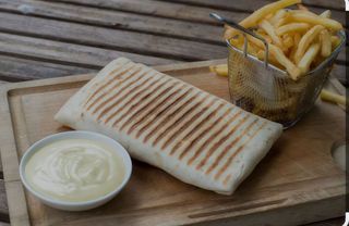 Taco Mixto + patatas fritas