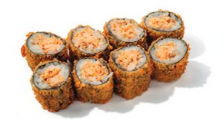 113. Hossomaki de Salmón Frito (8 Pzs.)