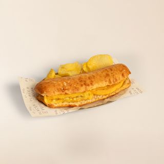 Bocadillo Tortilla de Patatas Casera con Patatas Artesanales