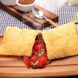 Pastel de Morango com Chocolate 