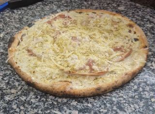 Pizza mortadella maxi