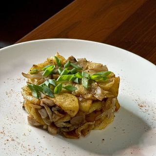 Картопля з грибами 