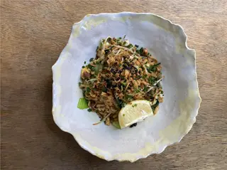 Pad Thai Con Phak Bong Y Huevo Ecológico