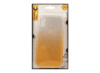 Силиконов калъф Shiny 3в1 брокатен - iPhone 6, 6s, сребрист, златист