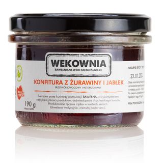 Konfitura z żurawiny i jabłek 190g