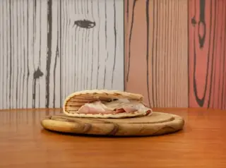 Piadina con prosciutto cotto
