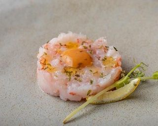 53 Tartare gambero rosso