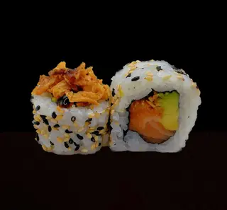 Crazy salmón roll