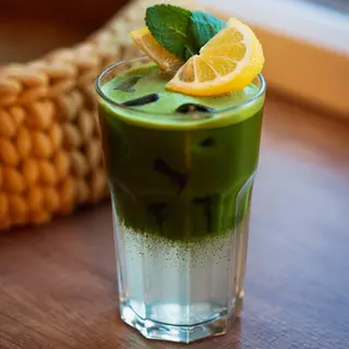 Iced Honey Lemon Matcha 400ml