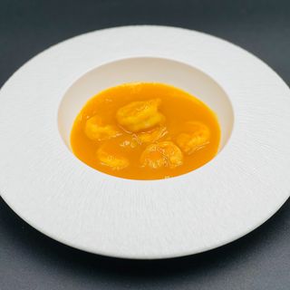 74. Gamberi in salsa di mango