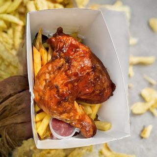 PUZZLE OVEN GRILLED CHICKEN AND CHIPS