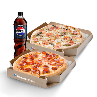 2x XXL Pizza + 2x Pepsi 0.85l