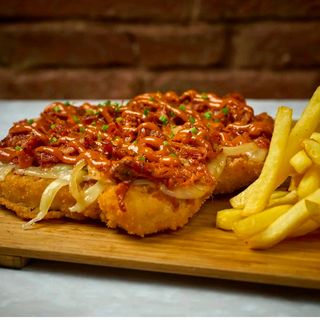 Dehman  pollo pulled pork 