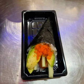 Temaki De Salmón Con Aguacate (1 Pza.)