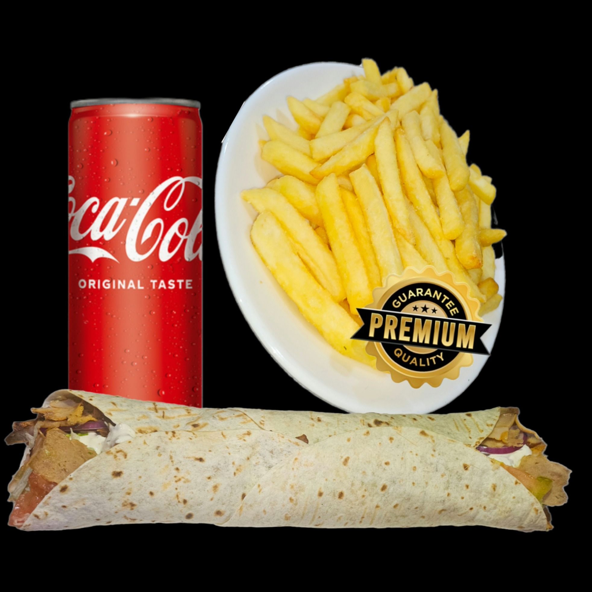 MENU XL SOLO CARNE(DOBLE PAN TORTA)