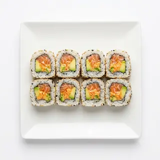 Uramaki Salmón Picante (8 Pzs.)