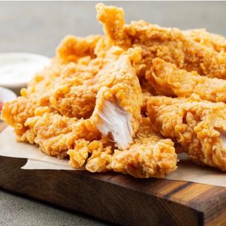 4 Unidade Terás  do Frango Crocante  Caseiro/ 4 Pices Crispy Chicken