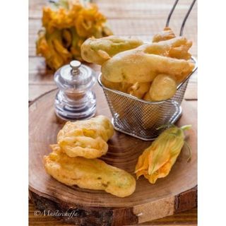Fiori di zucca in pastella 3 pezzi