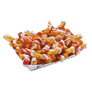 Patatas Fritas con Salsa Kebab